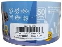 CD-R 700MB 80min 52x White Inkjet Hub Printable 50-Pack by LSK Media | Blank CDs - Image 4