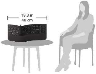 Kensington Pro Fit Ergonomic Wired Keyboard- Black - Image 3
