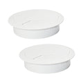 2 Pcs Desk Grommet 2-3/8" / 60 mm, Desk Cord Hole Cover, Cable Grommet ABS by EASYEAH