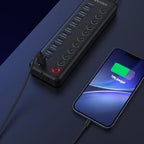 Powered USB Hub, Wenter 11-Port USB Splitter Hub - Image 5
