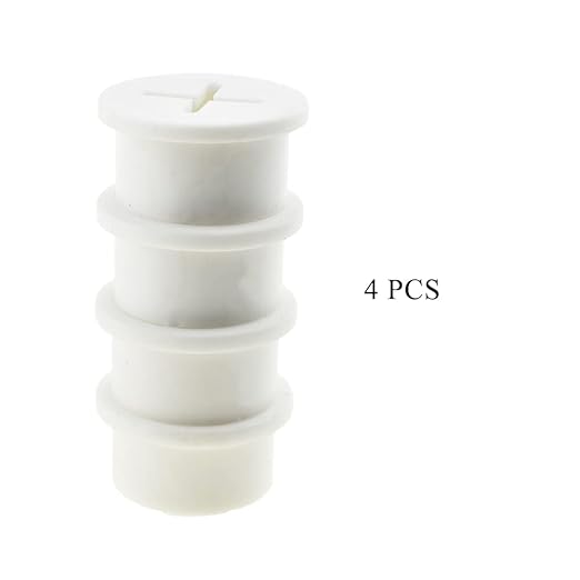 HAHIYO 4Pcs 0.8Inch/20mm White Flexible Rubber Desk Grommet Wire Grommet Cable - Image 6