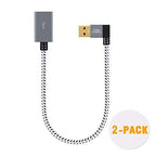 CableCreation USB 3.0 Extension Cable 1FT, Left Angle USB 3.0 Male to Female - Image 6
