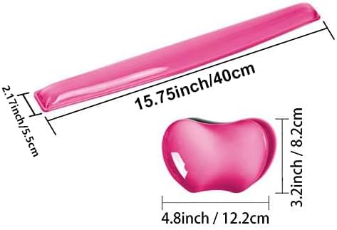 Silicone Gel Mouse Wrist Rest Plus Mouse Wrist Support Pad Office, Mac - Image 2