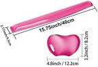 Silicone Gel Keyboard Wrist Rest Set Plus Keyboard & Mouse Wrist Support Pad - Image 3