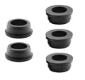5 pcs 2" Drill Hole，1-9/16"ID Black Silicone Top hat Rubber Grommets by Unknown