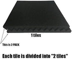 96 Pack Black/BLUE 12 "X 12 "X1" Acoustic Panels Studio Soundproofing Foam - Image 7