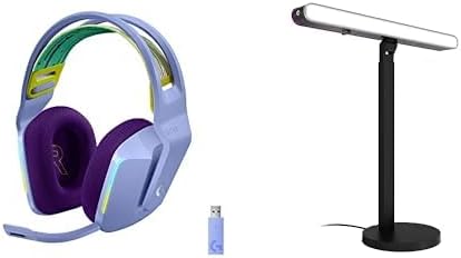 Logitech G733 Lightspeed Wireless Gaming Headset + Litra Beam LX Premium by LogitechG