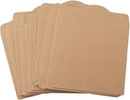25 Pcs Retro Kraft Paper CD DVD Sleeves Envelopes Cardboard Storage Cases by GANPUB
