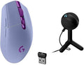 Logitech G305 Lightspeed Wireless Gaming Mouse, Lilac + Yeti Orb RGB Gaming by LogitechG