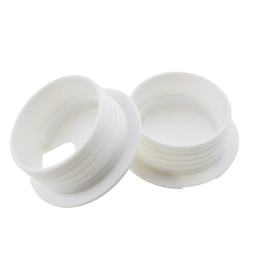 HAHIYO 2Pcs 1.5Inch/38mm White ABS Plastic U-Shaped Desk Grommet Wire Grommet - Image 4