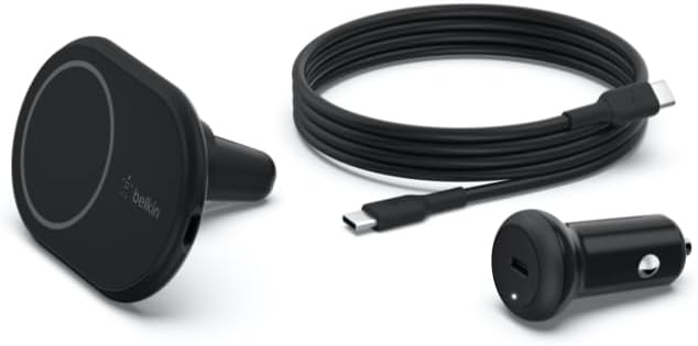 Belkin MagSafe-Compatible Magnetic Wireless Car Charger 10W - Image 5