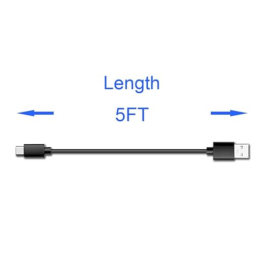 5ft USB-C to Type A Fast Charger Data Type C Cable - Image 2