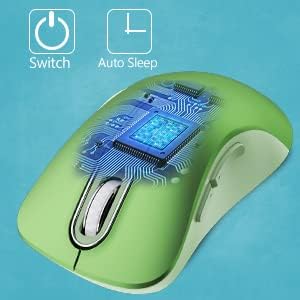 memzuoix 2.4G Wireless Mouse, 1400 DPI Mobile Optical Cordless Mouse - Image 7