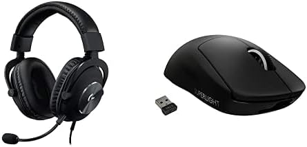 Logitech G Pro X Wired Gaming Headset + G PRO X Superlight Wireless Gaming Mouse by LogitechG