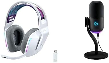 Logitech G733 Lightspeed Wireless Gaming Headset +Yeti GX Dynamic RGB Gaming by LogitechG