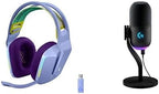 Logitech G733 Lightspeed Wireless Gaming Headset +Yeti GX Dynamic RGB Gaming by LogitechG