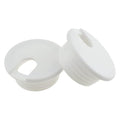 HAHIYO 2Pcs 1.5Inch/38mm White ABS Plastic U-Shaped Desk Grommet Wire Grommet by HAHIYO