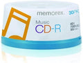 Memorex 15404001 Music CD-R DA, 80 Minute, 700 MB 40x by Memorex