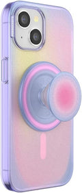 PopSockets iPhone 15 Case with Round Phone Grip Compatible with MagSafe by PopSockets