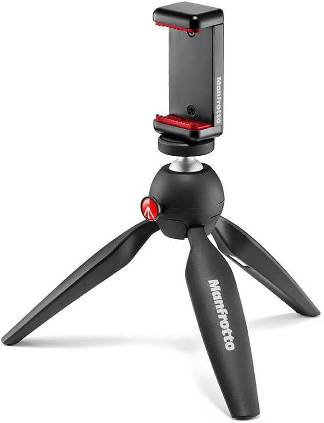Manfrotto Mini Tripod with Universal Smartphone Clamp, Made in Italy, by Manfrotto