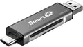 SmartQ C256 Micro SD Card Reader to USB Adapter USB-C and USB A USB Memory Card by SmartQInc-MobileTechnology