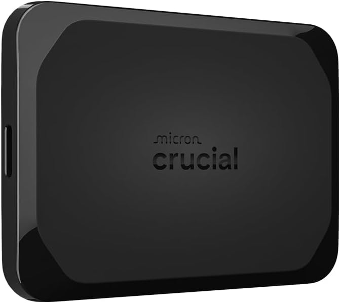 Crucial X10 2TB Portable SSD, USB 3.2 USB-C, External Solid State Drive by Crucial