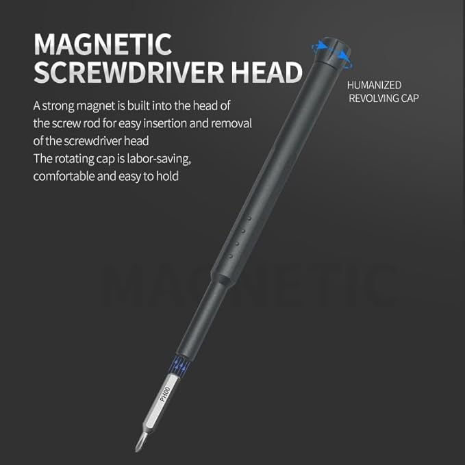 Generic Mini Precision Screwdriver Set, 44-in-1 Magnetic Bits, Manual Repair - Image 3
