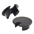HAHIYO 2Pcs 1.38Inch/35mm Black Zinc Alloy Desk Grommet Wire Grommet Cable by HAHIYO
