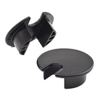 HAHIYO 2Pcs 1.38Inch/35mm Black Zinc Alloy Desk Grommet Wire Grommet Cable by HAHIYO