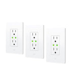 Eve Energy Outlet 3-Pack – Smart Outlet & Power Meter, App & Voice Control by Eve