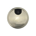 HAHIYO 1Pcs 3.15Inch/80mm Brushed Silver Zinc Alloy Desk Grommet Wire Grommet by HAHIYO