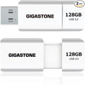 GIGASTONE 128GB Flash Drive Z60 USB 3.2 Gen 1, 120MB/s Ultra Fast, Retractable by Gigastone