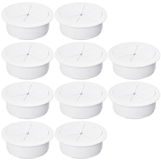 10 Pcs Desk Grommet 2" / 50 mm, Desk Hole Cover by EASYEAH
