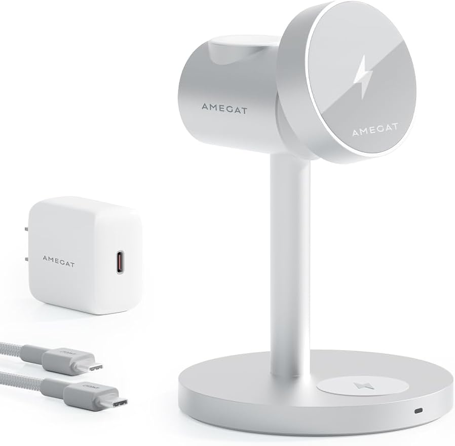 MagFusion 3-in-1 Charging Station Compatible by AMEGAT