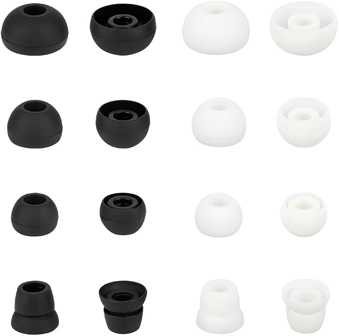 Replacement Earbud Tips Silicone Ear Tips Earbuds Buds Set Compatible - Image 2