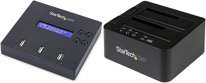 StarTech.com USB Flash Drive Duplicator and HDD/SSD Cloner Docking Station by StarTech