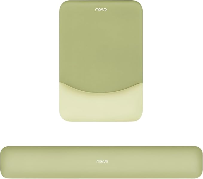 MOSISO Wrist Rest Support for Mouse Pad&Keyboard Set, Rectangular Ergonomic by MOSISO