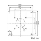 2 1/4" Arcade Trackball Mounting plate - Image 2