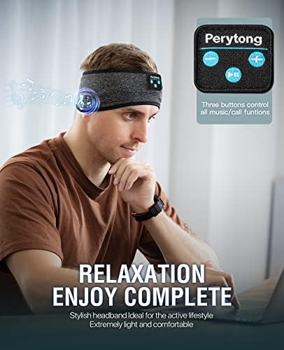Perytong Wireless Sleep Headphones, On Ear, Model:PTL01 - Image 5