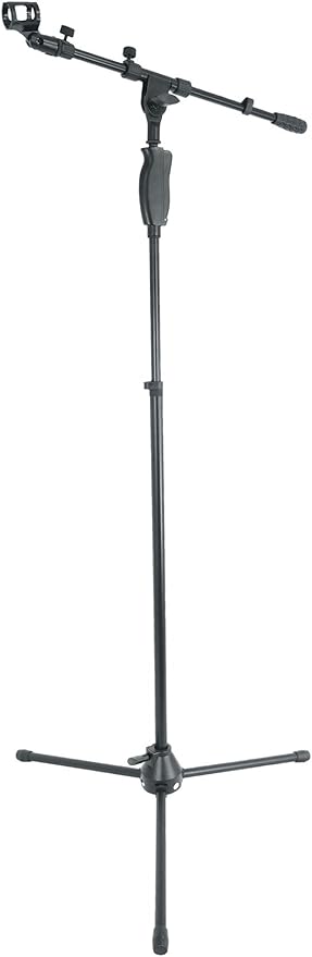 Rockville RVMIC3 V2 Portable Adjustable Tripod Boom Mic Stand by Rockville