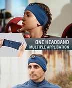 Perytong Sleep Headphones, Headband Headphones 10Hrs Bluetooth Headband - Image 3