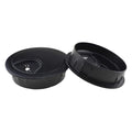 HAHIYO 2Pcs 2Inch/50mm Black Zinc Alloy Desk Grommet Wire Grommet Cable by HAHIYO