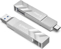 ORICO 1TB Portable Solid State Drive, 1050MB/s Dual-Port Rotating Metal by PioneerDataSolutionPowerYourFuture
