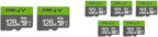 PNY 128GB & 32GB Elite Class 10 U1 microSDXC & microSDHC Card 2-Pack & 5-Pack by PNY