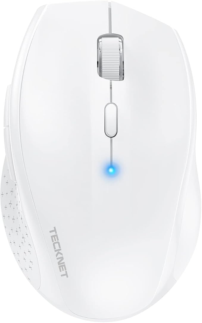TECKNET Bluetooth Mouse, 4800 DPI Wireless Mouse, 2-Year Battery 6 Adjustable by Tecknet