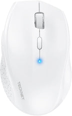TECKNET Bluetooth Mouse, 4800 DPI Wireless Mouse, 2-Year Battery 6 Adjustable by Tecknet