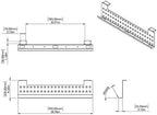 Stand Up Desk Store Under Desk Cable Management Tray Horizontal Computer Cord - Image 3