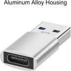 USB A Male to USB C Female OTG Adapter, USB 3.2 GEN2 10Gbps One-Sided - Image 6