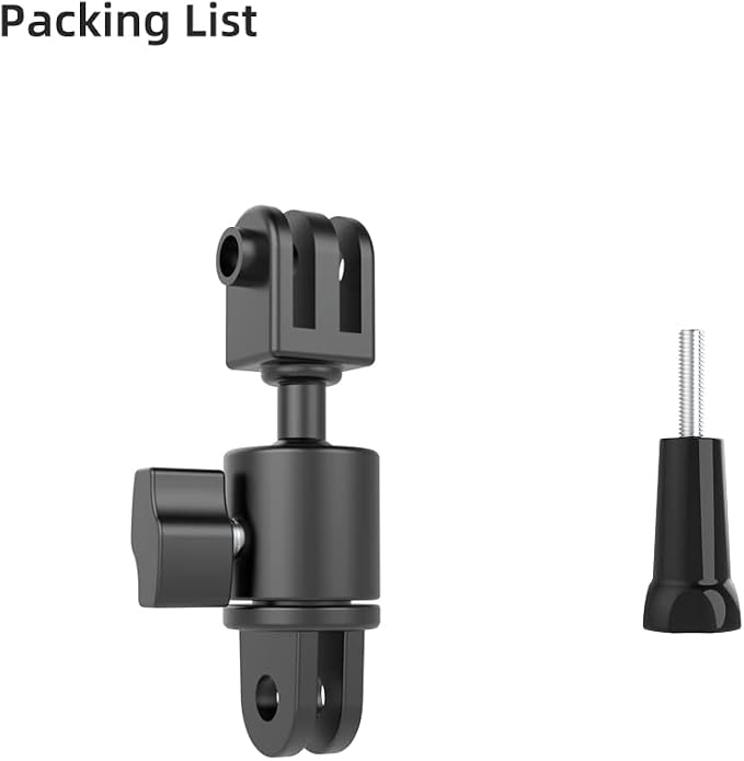 Aluminum 360 Degree Rotation Camera Mount, Metal Bracket Adapter Compatible - Image 7