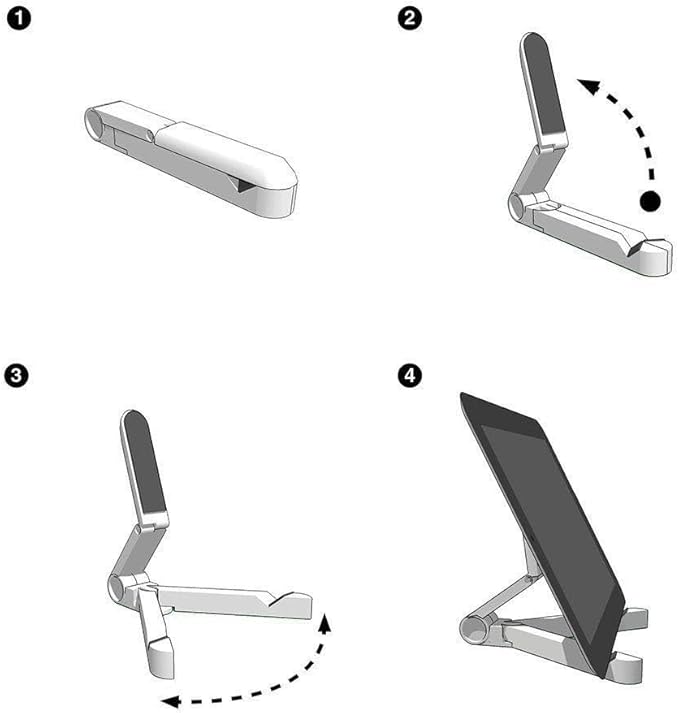 Kado Tablet Stand for Tablet, Adjustable Portable Monitor Holder, Foldable iPad - Image 6